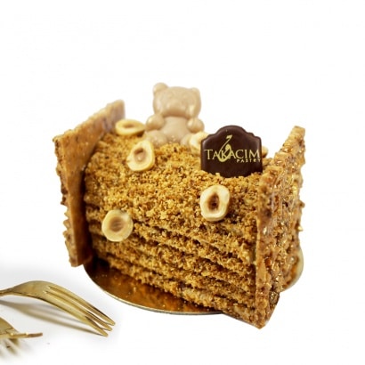Mini bûche noisette