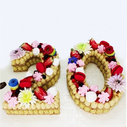 Number cake twenty