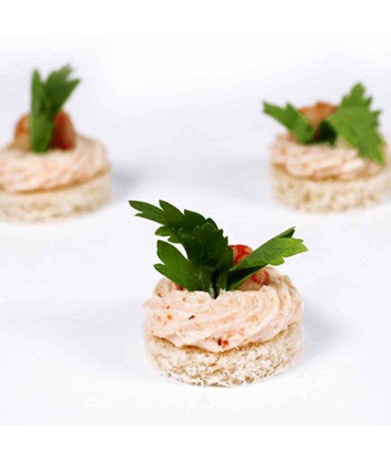Canapé crevette