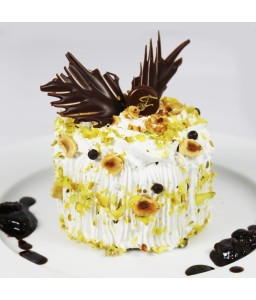 Vacherin individuel noisette pistache