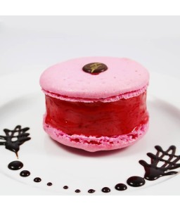 Macaron glacé fraise