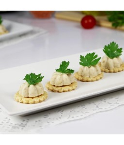 Pâté aux noix et fromage blanc