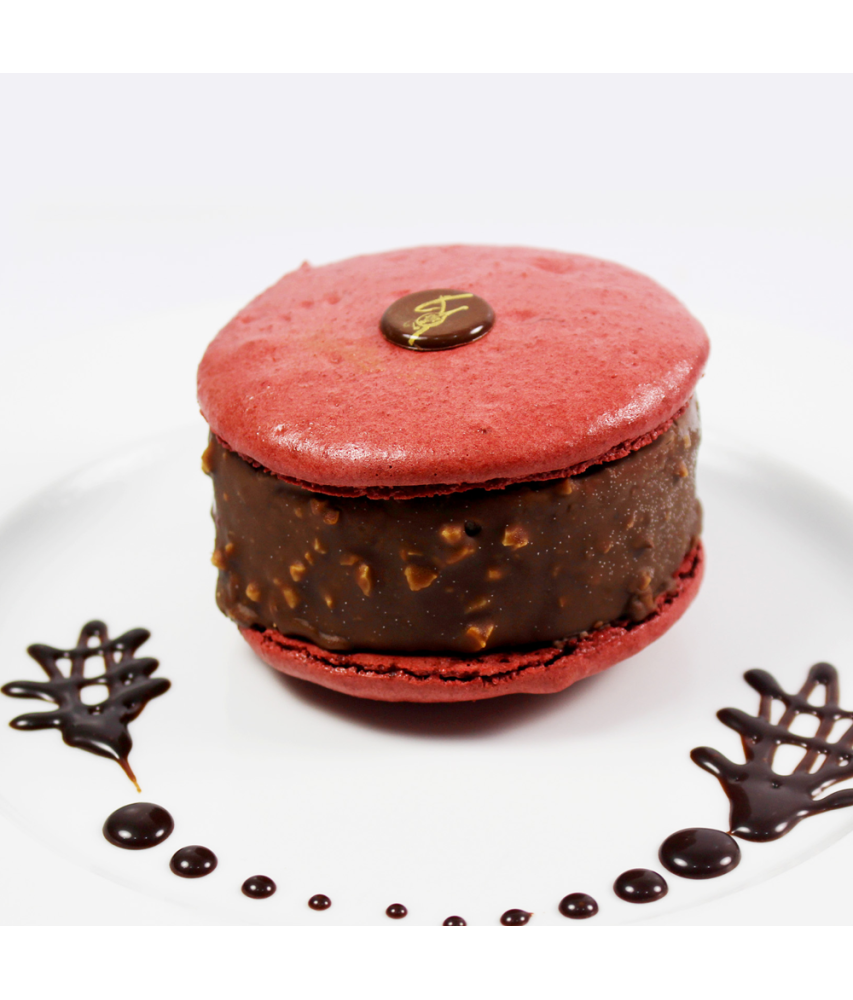Macaron glacé chocolat